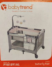 Load image into Gallery viewer, Baby Trend EZ Rest Playard - Butterfly Rain
