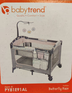 Baby Trend EZ Rest Playard - Butterfly Rain