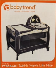 Load image into Gallery viewer, Baby Trend Lil Snooze Deluxe 2 Nursery Center - Twinkle Twinkle Little Moon
