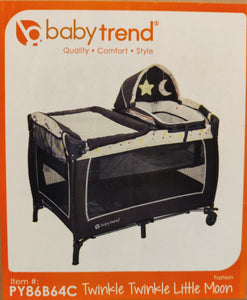 Baby Trend Lil Snooze Deluxe 2 Nursery Center - Twinkle Twinkle Little Moon