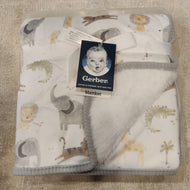 Gerber 2ply Plush Blanket - Multi Safari Animal