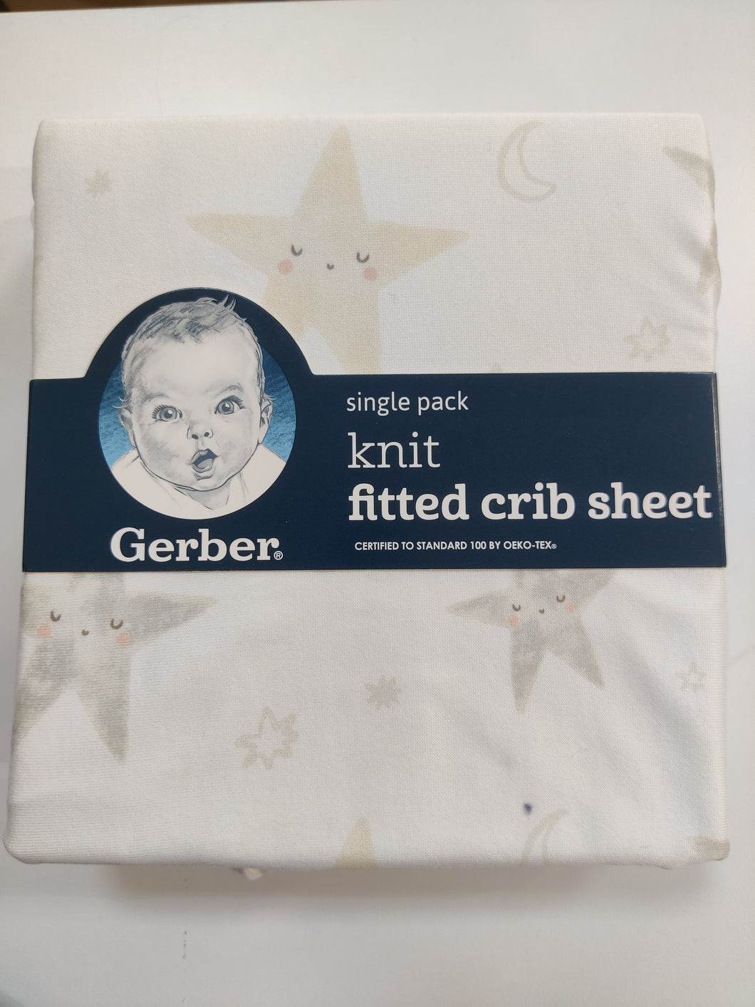 Gerber Knit Fitted Crib Sheets - Twinkle Stars