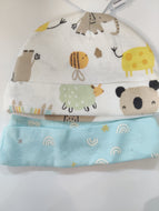 Gerber 2pc Baby Neutral Beanie Caps - Safari