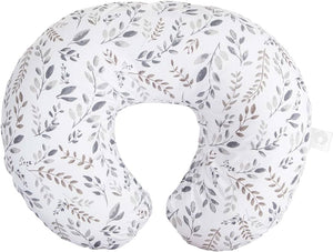 Boppy Feeding and Infant Support Pillow - Gray Taupe Leaves