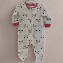 Cargar imagen en el visor de la galería, Gerber Baby Girl Pink Cat Zip-Up Footie Coverall Sleepwear
