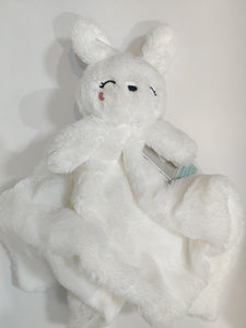 Just Born Security Blanket- White Rabbit