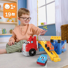 Carregar imagem no visualizador da galeria, MEGA BLOKS First Builders Build &amp; Race Rig Toy Blocks (19 Pieces) For Toddler
