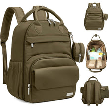 Load image into Gallery viewer, KeaBabies Play Diaper Backpack - Dark Olive
