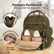 Load image into Gallery viewer, KeaBabies Play Diaper Backpack - Dark Olive
