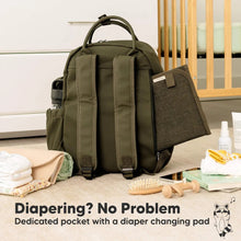Load image into Gallery viewer, KeaBabies Play Diaper Backpack - Dark Olive
