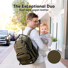 Load image into Gallery viewer, KeaBabies Play Diaper Backpack - Dark Olive
