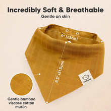 Carregar imagem no visualizador da galeria, Keababies Lumi Muslin Bandana Bibs- Mirage (8-pieces)
