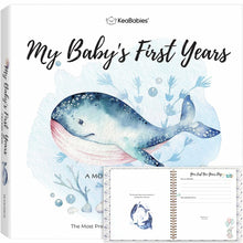 Cargar imagen en el visor de la galería, Keababies Craft Baby First Years Memory Book (Sea World)
