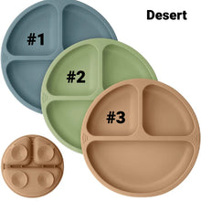 Afbeelding in Gallery-weergave laden, Keababies 1-piece Prep Silicone Suction Plate - Desert
