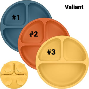 Keababies 1-piece Prep Silicone Suction Plate - Valiant