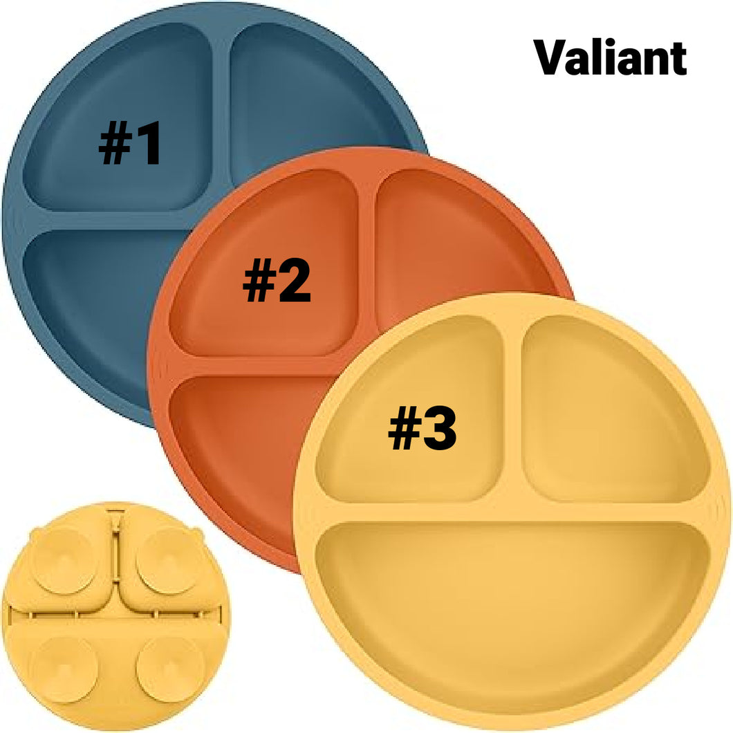 Keababies 1-piece Prep Silicone Suction Plate - Valiant