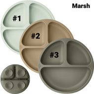 Keababies 1pc Prep Silicone Suction Plate - Marsh