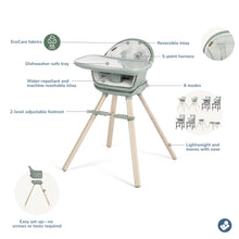 Cargar imagen en el visor de la galería, Maxi-Cosi Moa 8-in-1 High Chair - Classic Green (US)
