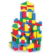 Load image into Gallery viewer, Melissa &amp; Doug 100pcs Wooden Blocks Set
