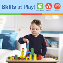 Load image into Gallery viewer, Melissa &amp; Doug 100pcs Wooden Blocks Set
