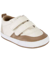 Load image into Gallery viewer, Oshkosh Baby Boy Beige Sneaker Crib Shoes
