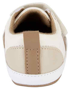 Oshkosh Baby Boy Beige Sneaker Crib Shoes