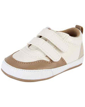Load image into Gallery viewer, Oshkosh Baby Boy Beige Sneaker Crib Shoes
