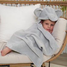 Cargar imagen en el visor de la galería, Gerber 2pc Blanket Set - Gray Elephant
