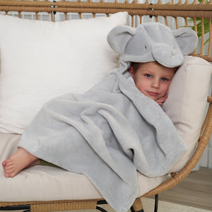 Gerber 2pc Blanket Set - Gray Elephant