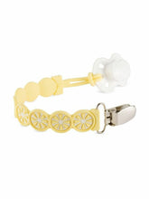 Cargar imagen en el visor de la galería, BooginHead - Silicone Pacifier Clips - Yellow Lemon Citrus
