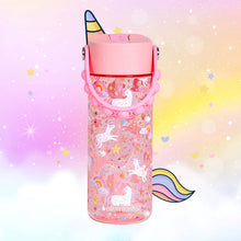 Cargar imagen en el visor de la galería, Elemental 530ml Splash Pop Fidget Bottle - Pink Unicorn
