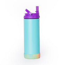 Load image into Gallery viewer, Elemental Iconic Pop Fidget 414ml Bottle with Sport cap- Popin&#39; Blue Tie Dye
