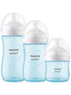Phillips Avent 3pk Natural Response Feeding Bottles - Blue