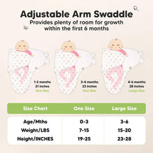 Load image into Gallery viewer, Keababies 1pc Soothe Swaddle Wrap with Knot Hat - Fleur (0-3M)
