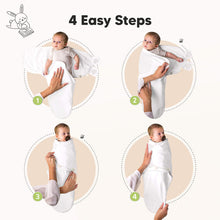 Load image into Gallery viewer, Keababies 1pc Soothe Swaddle Wrap with Knot Hat - Sage (0-3M)
