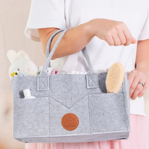 Keababies Original 2.0 Diaper Caddy - Classic Grey