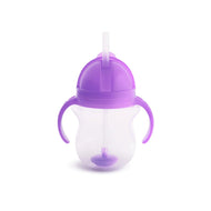 Munchkin Any Angle Weighted Straw Trainer Cup 7oz | 207ml | 6M+ | Purple