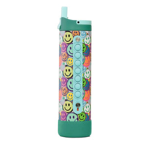 Elemental Iconic Pop Fidget 591ml Bottle with Sport cap- Smiley