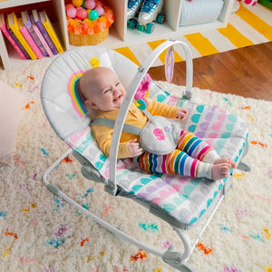 Bright Starts - Rosy Rainbow Infant to Toddler Rocker