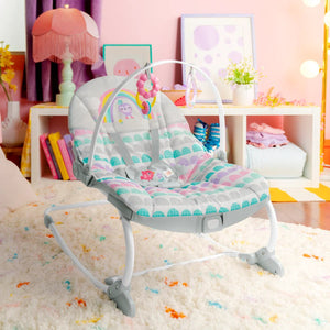 Bright Starts - Rosy Rainbow Infant to Toddler Rocker