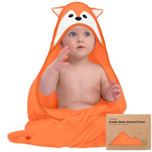Load image into Gallery viewer, Keababies - Cuddle Baby Hooded Towel
