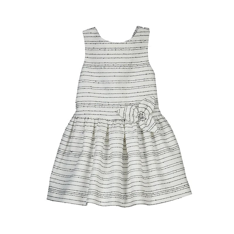Mayoral Kid Girl Striped Party Dress