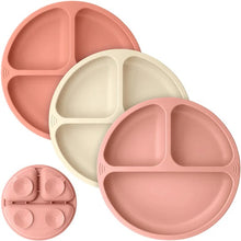 Cargar imagen en el visor de la galería, Keababies 1-piece Prep Silicone Suction Plate - Roseate
