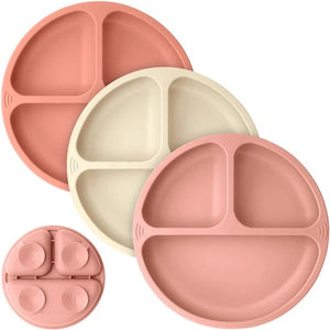 Keababies 1-piece Prep Silicone Suction Plate - Roseate