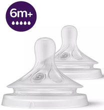 Load image into Gallery viewer, Philips Avent 2-pack Natural Response Nipples
