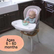 Load image into Gallery viewer, Ingenuity Trio 3-in-1 High Chair, Toddler Chair, Booster - Flora the Unicorn
