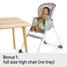 Carregar imagem no visualizador da galeria, Ingenuity Trio 3-in-1 High Chair, Toddler Chair, Booster - Flora the Unicorn
