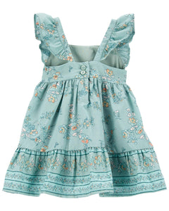 OshKosh Baby Girl Floral Print Ruffle Dress