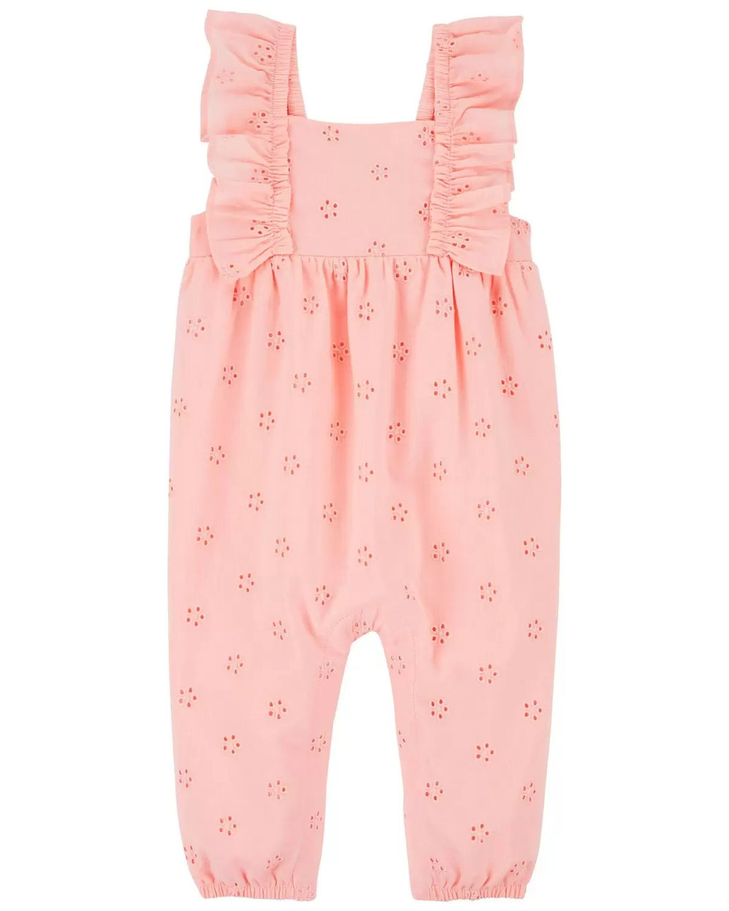 Carter's 1pc Baby Girl Coral Jumpsuit