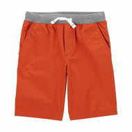 Carter's Kid Boy Orange Pull-on Dock Shorts